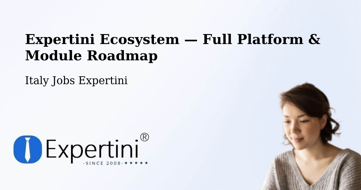 Expertini Ecosystem — Full Platform & Module Roadmap – Nonio