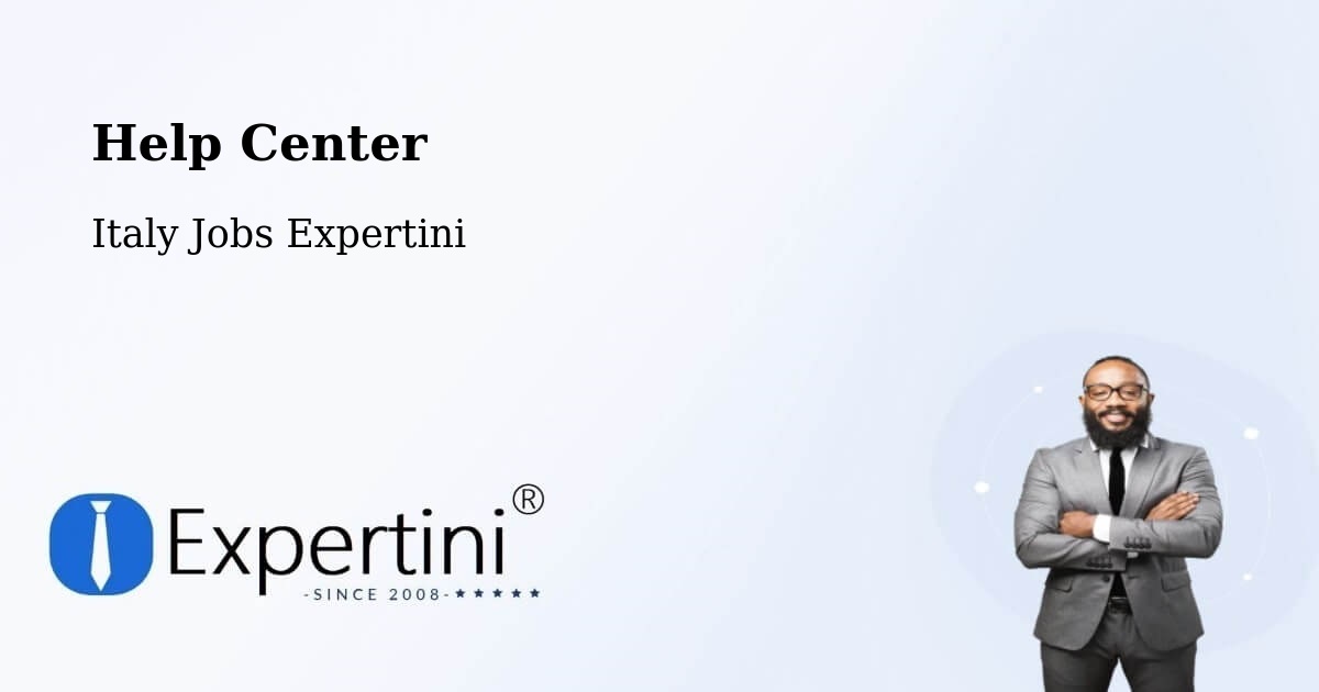 Help Center – Nonio - Italy Jobs Expertini
